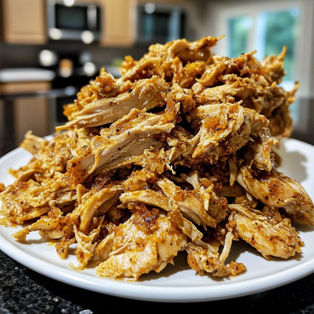 Simple Slow Cooker Shredded Chicken