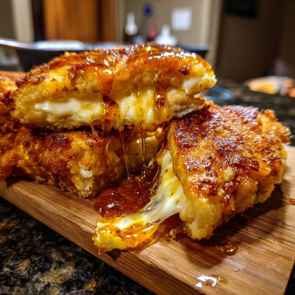 Halloumi Sliders with Honey Drizzle