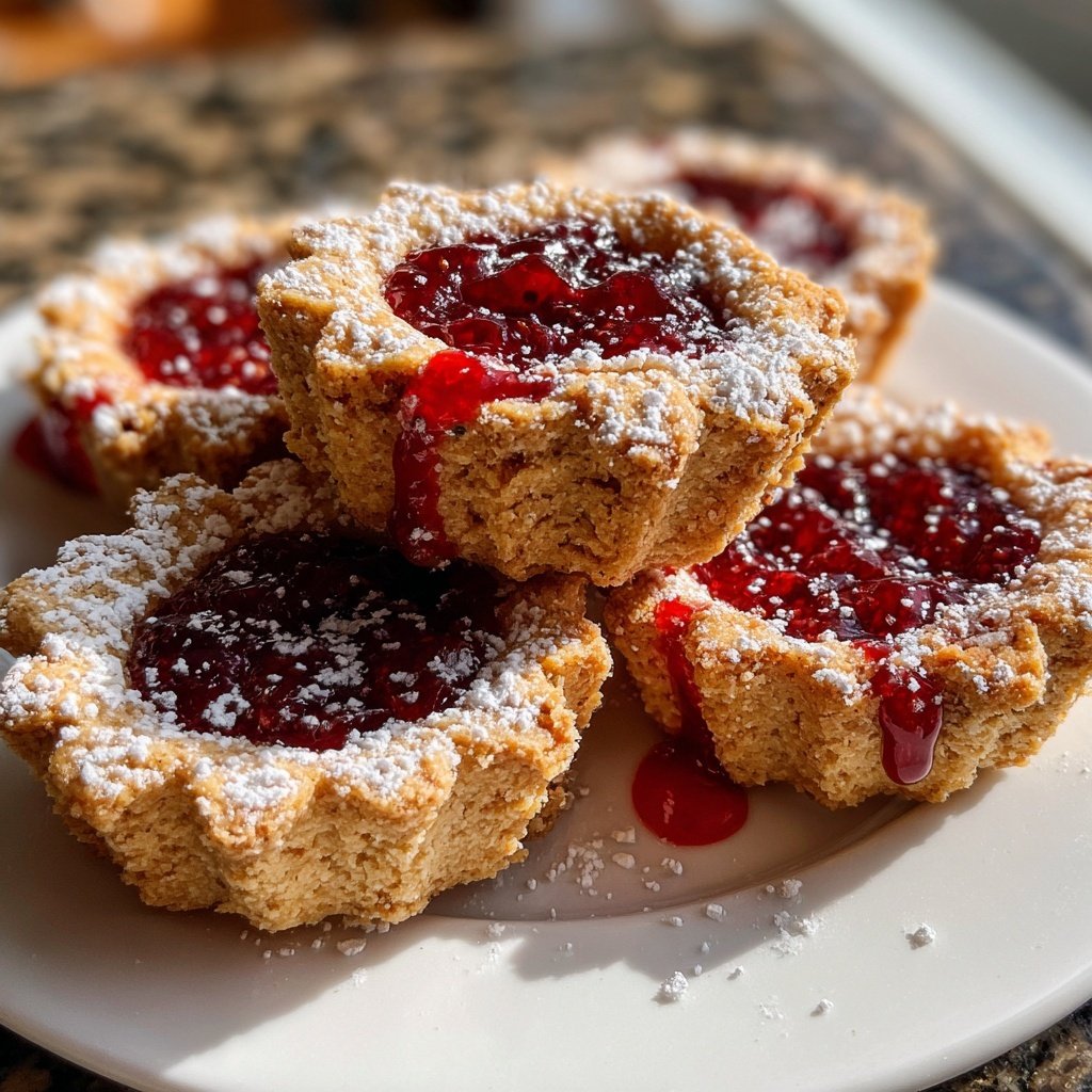 Raspberry Linzer Tarts