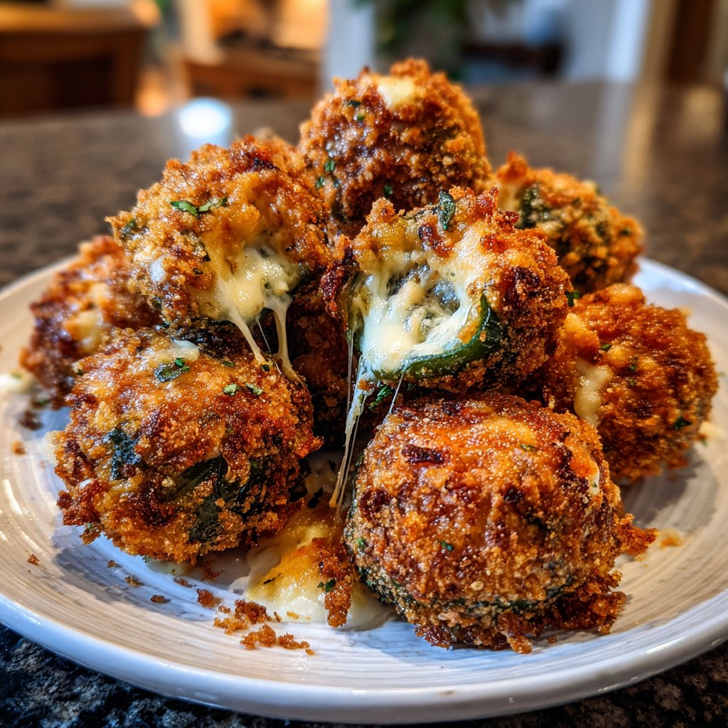 Jalapeno Poppers with Garlic Herb Filling