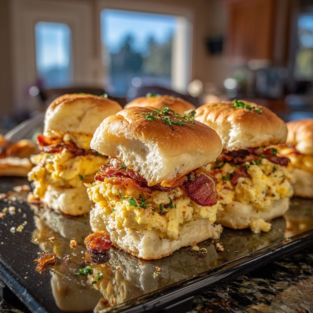 Crowd Friendly Breakfast Sliders