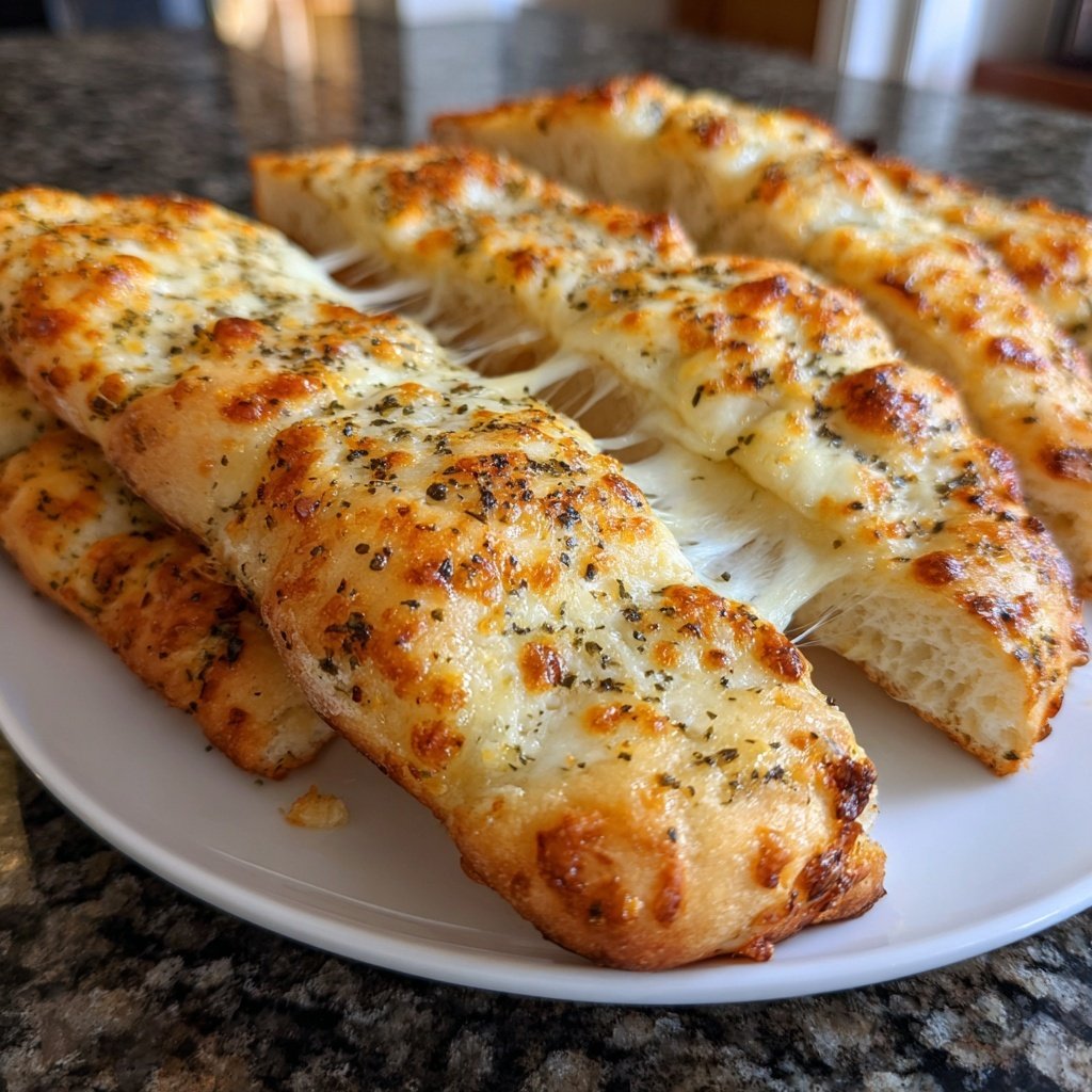 Super Bowl Cheesy Breadsticks