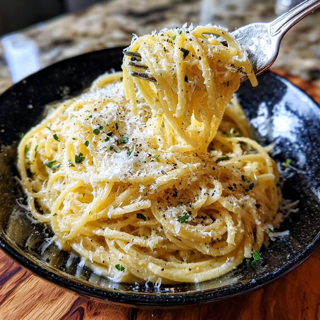 Romantic Lemon Parmesan Pasta