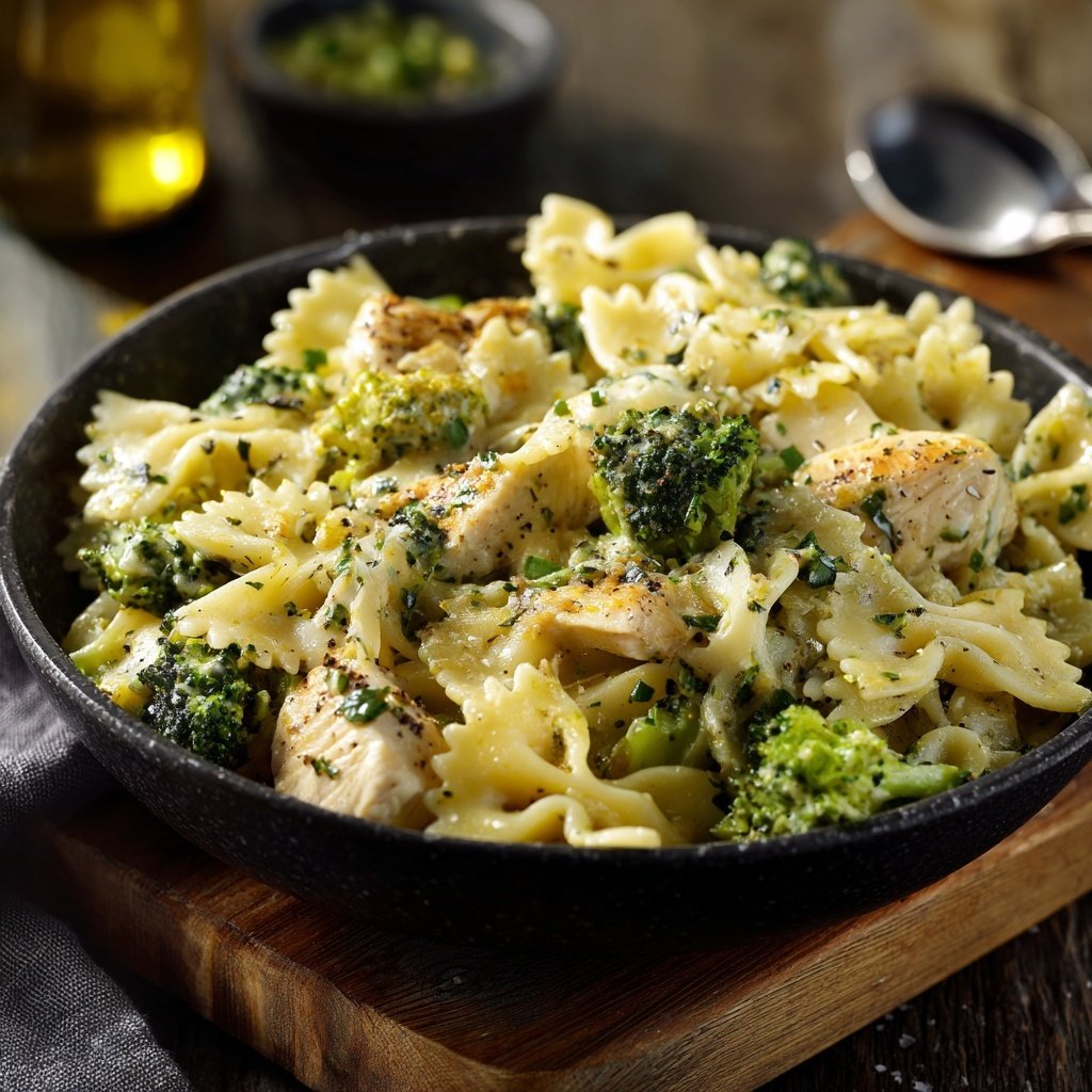 Bow Tie Pasta With Chicken And Broccoli