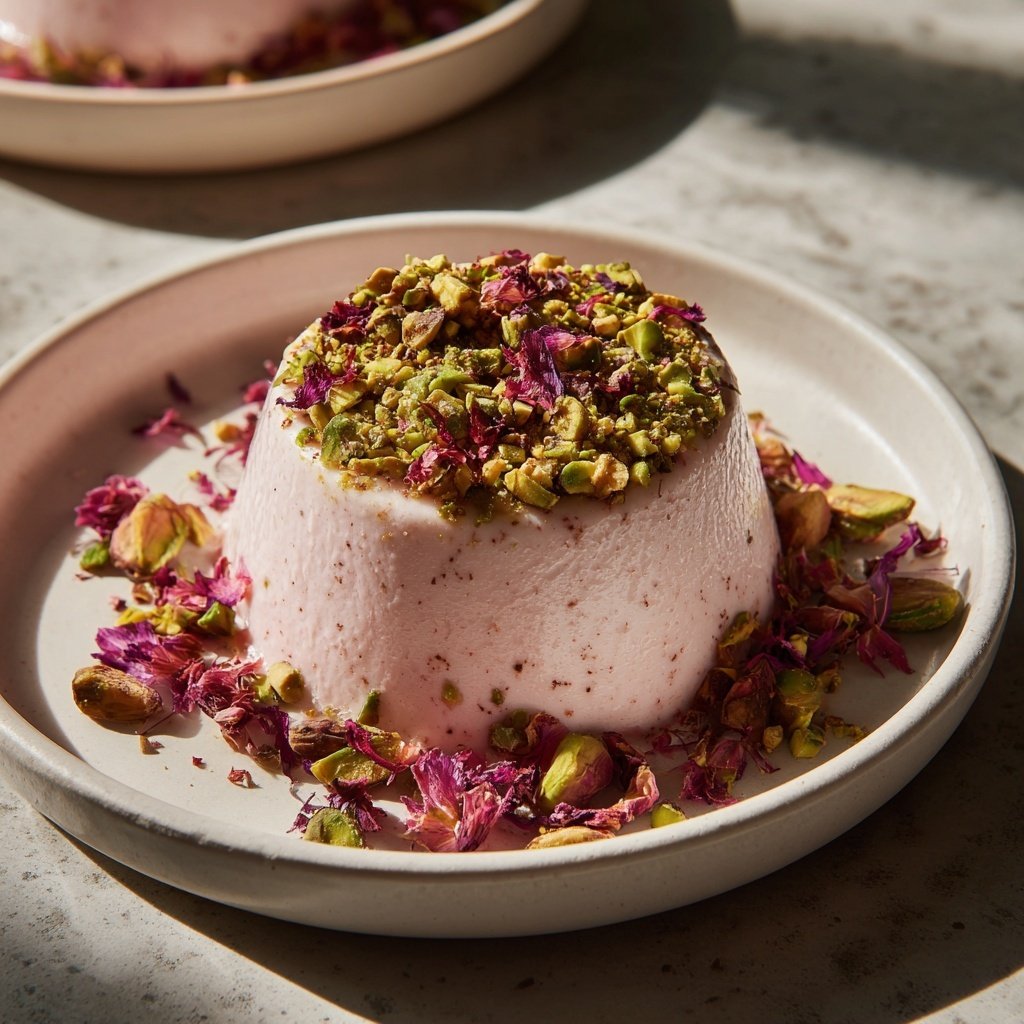 Rosewater Panna Cotta