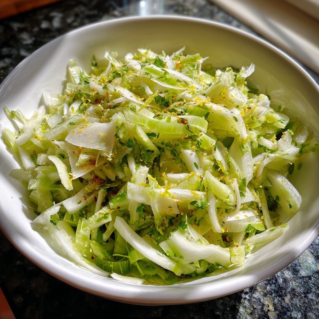 Celery Salad With Parmesan And Lemon