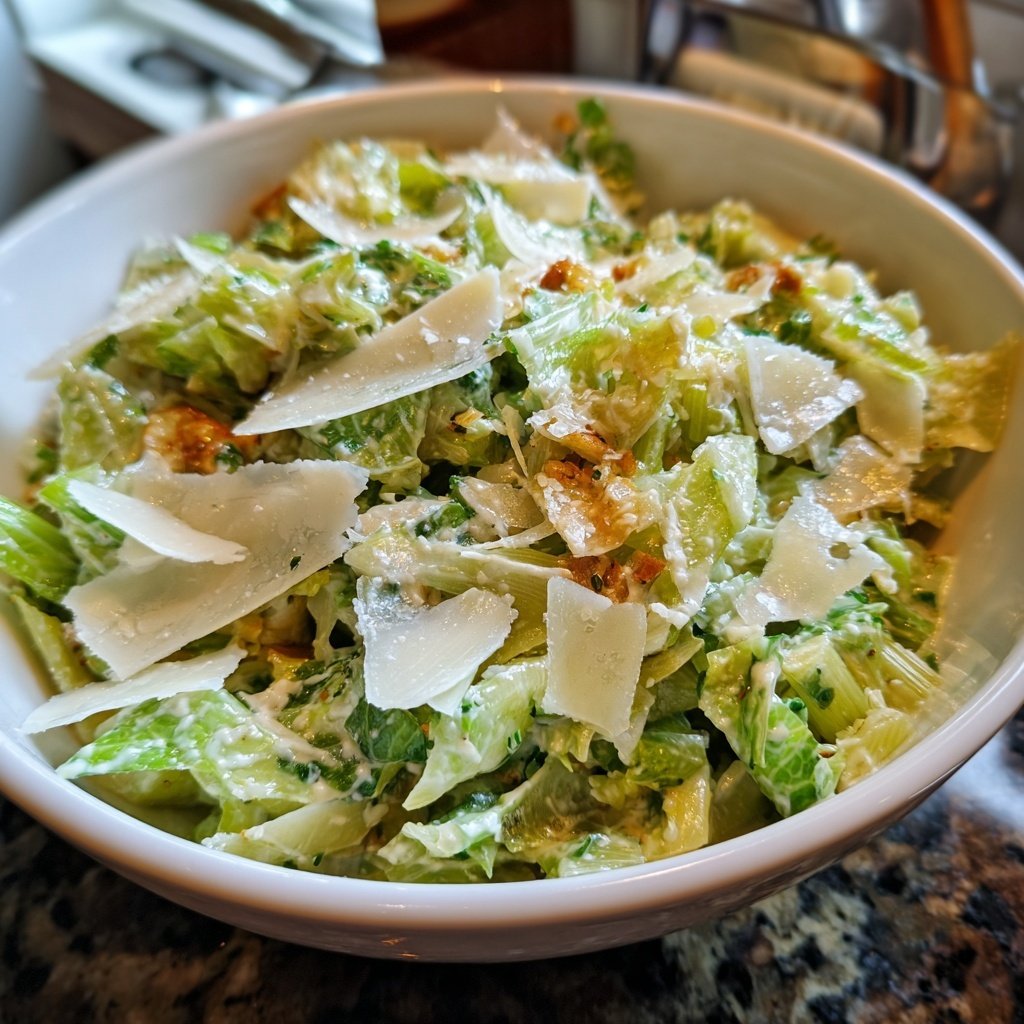 Creamy Celery Salad With Parmesan