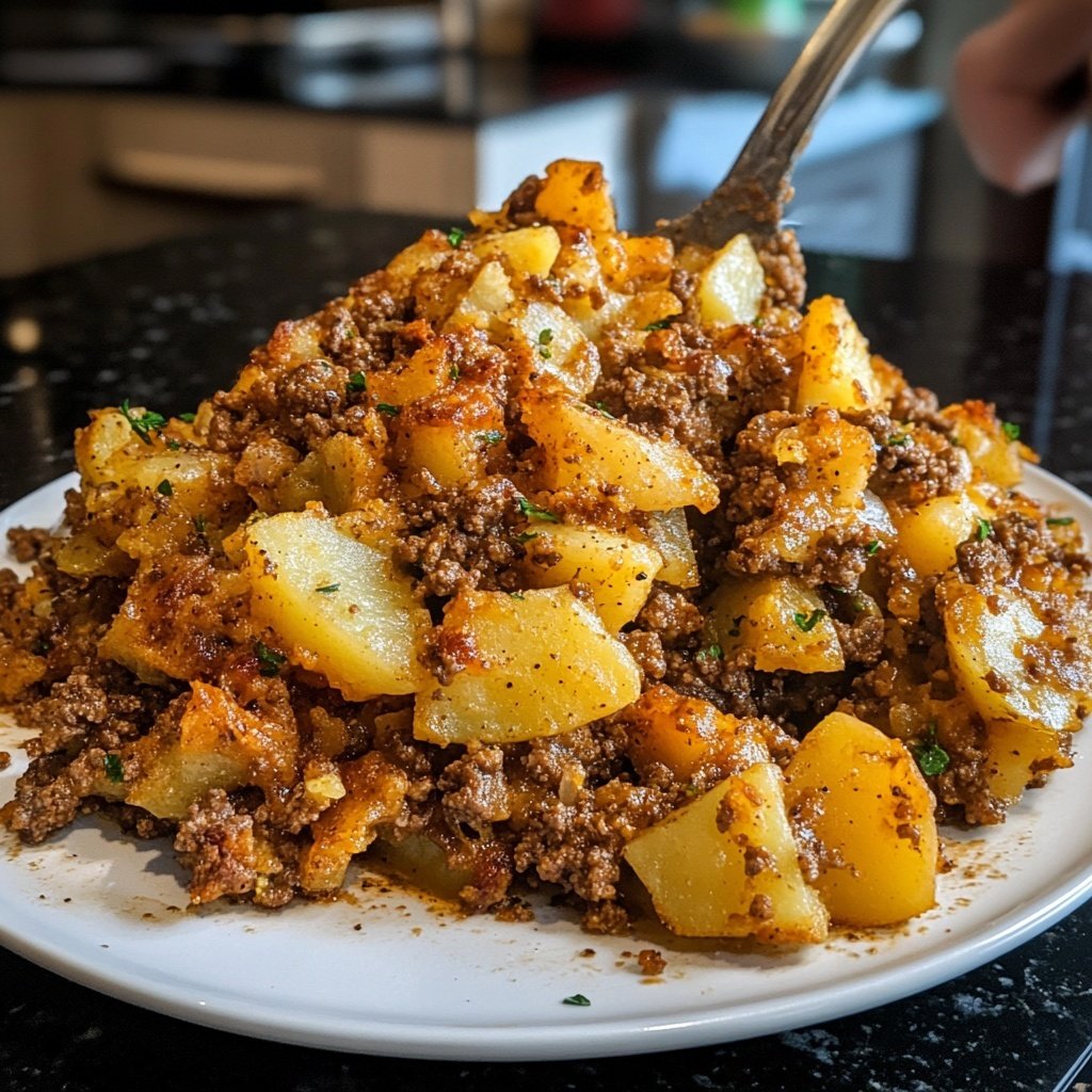Ground Beef Skillet with Potatoes