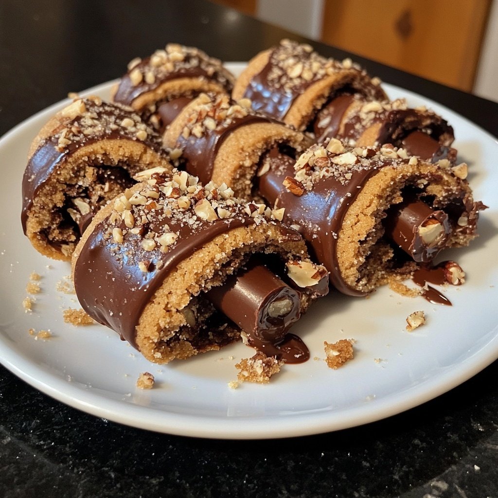 Chocolate Cigar Cookies (No Bake) | Kookmutsjes