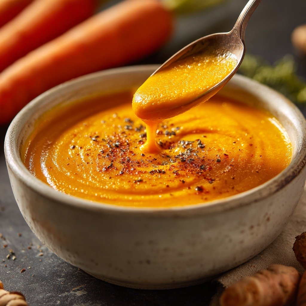 Creamy Carrot Ginger Soup