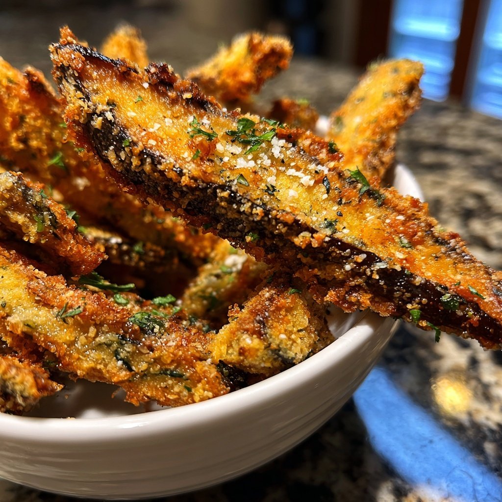 Crispy Eggplant Veggie Fries
